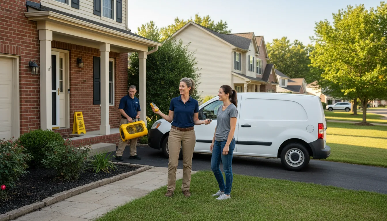 Water restoration image for Water Damage & Restoration Services in Hatfield, MA